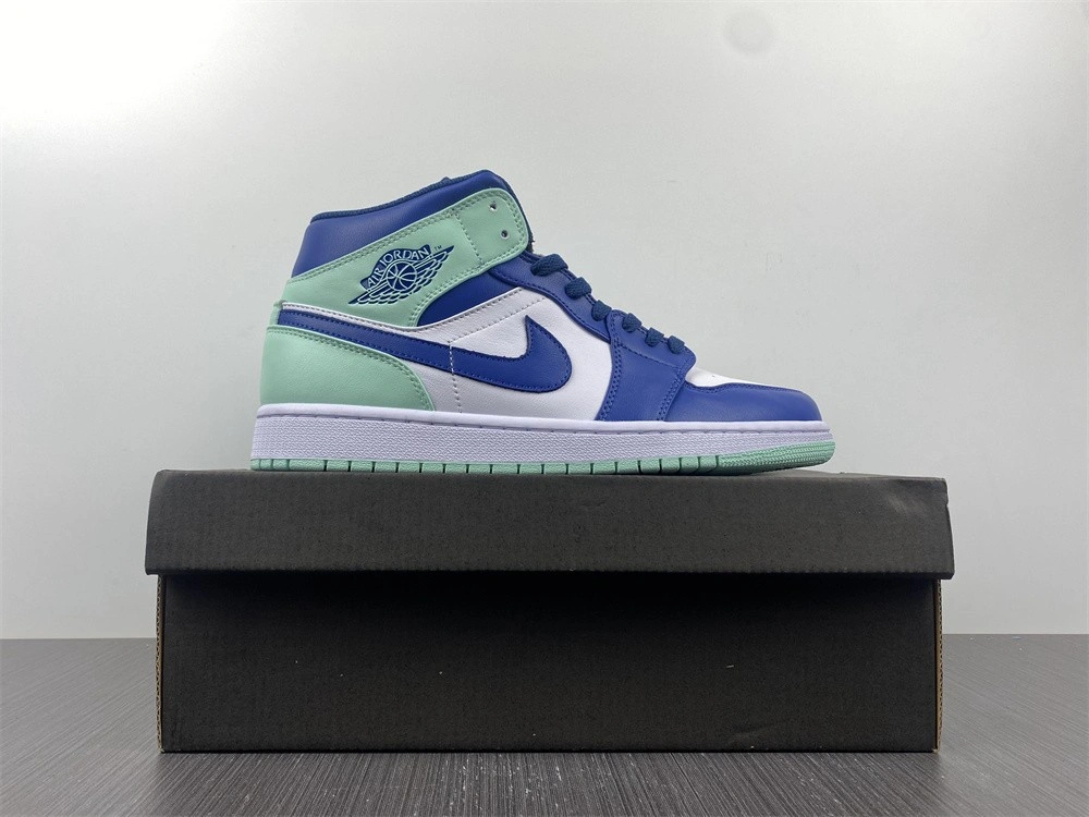 Jordan 1 Mid Mystic Navy Mint Foam - 554724-413