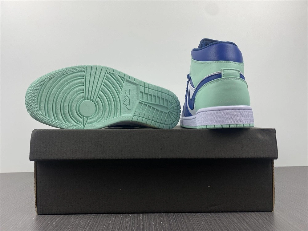 Jordan 1 Mid Mystic Navy Mint Foam - 554724-413