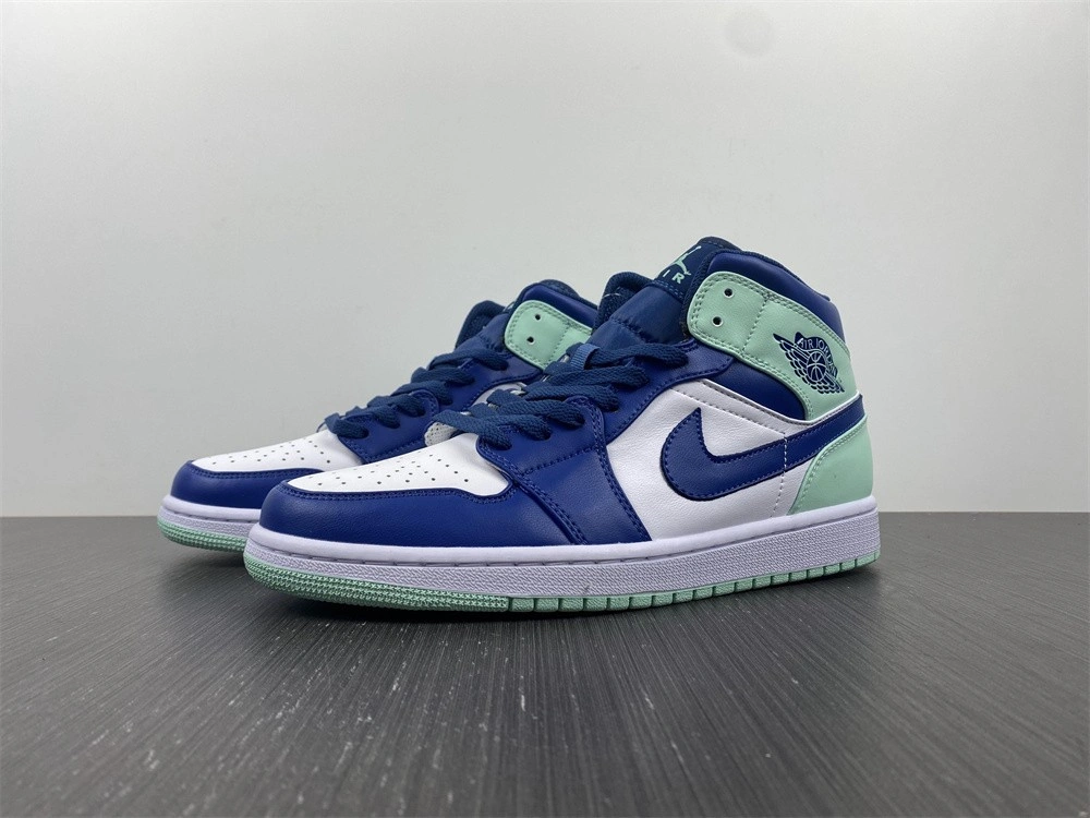 Jordan 1 Mid Mystic Navy Mint Foam - 554724-413