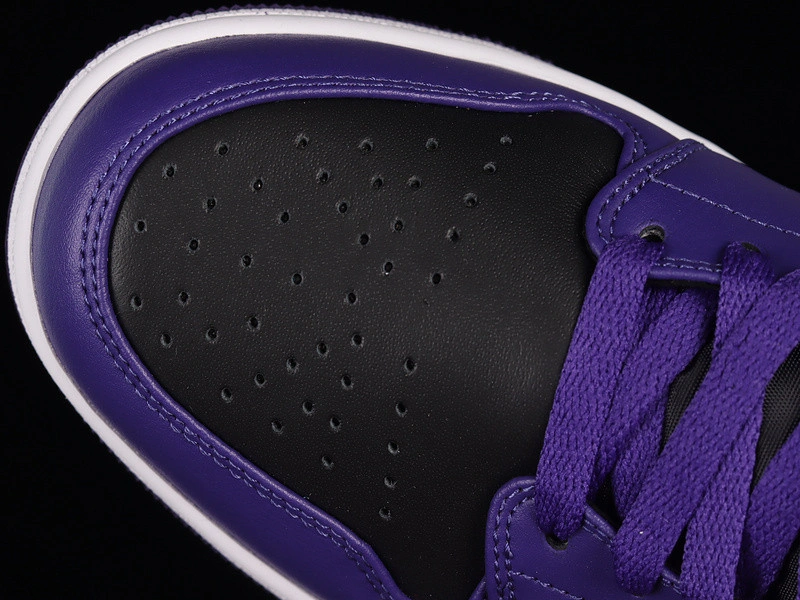 Jordan 1 Mid Purple Black (Women's) - BQ6472-051