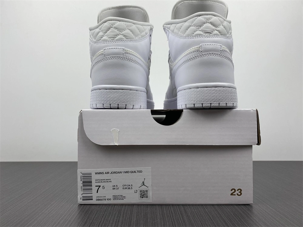 Jordan 1 Mid Quilted White (W) - DB6078-100