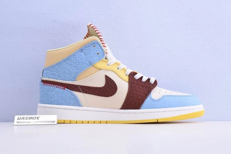 Jordan 1 Mid SE Fearless Maison Chateau Rouge  CU2803-200