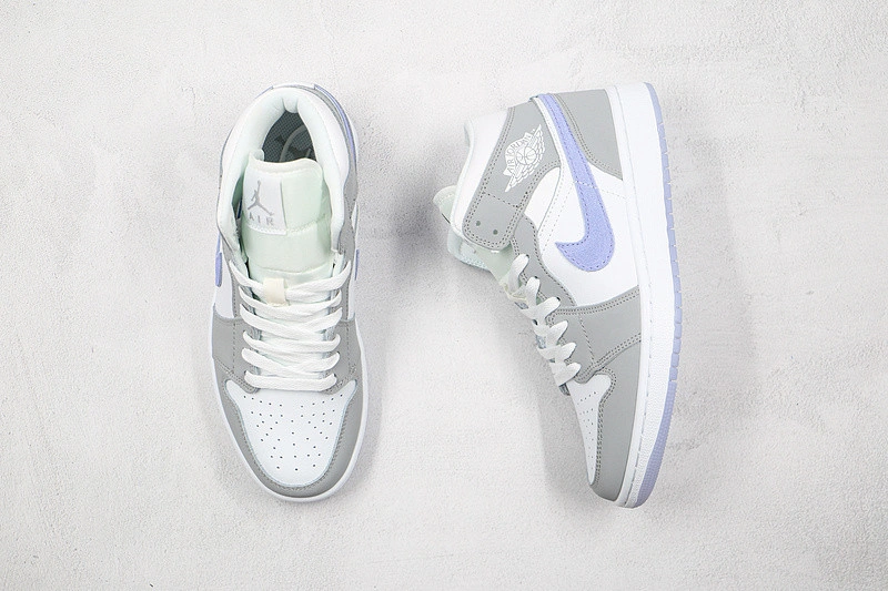 Jordan 1 Mid Wolf Grey Aluminum (W) - BQ6472-105