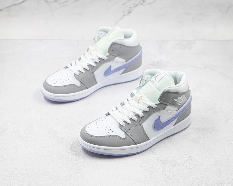 Jordan 1 Mid Wolf Grey Aluminum (W) - BQ6472-105