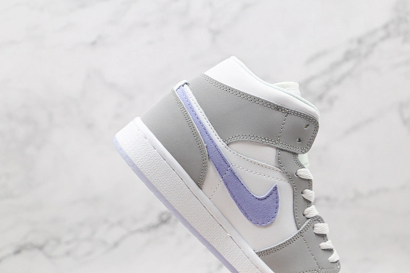 Jordan 1 Mid Wolf Grey Aluminum (W) - BQ6472-105