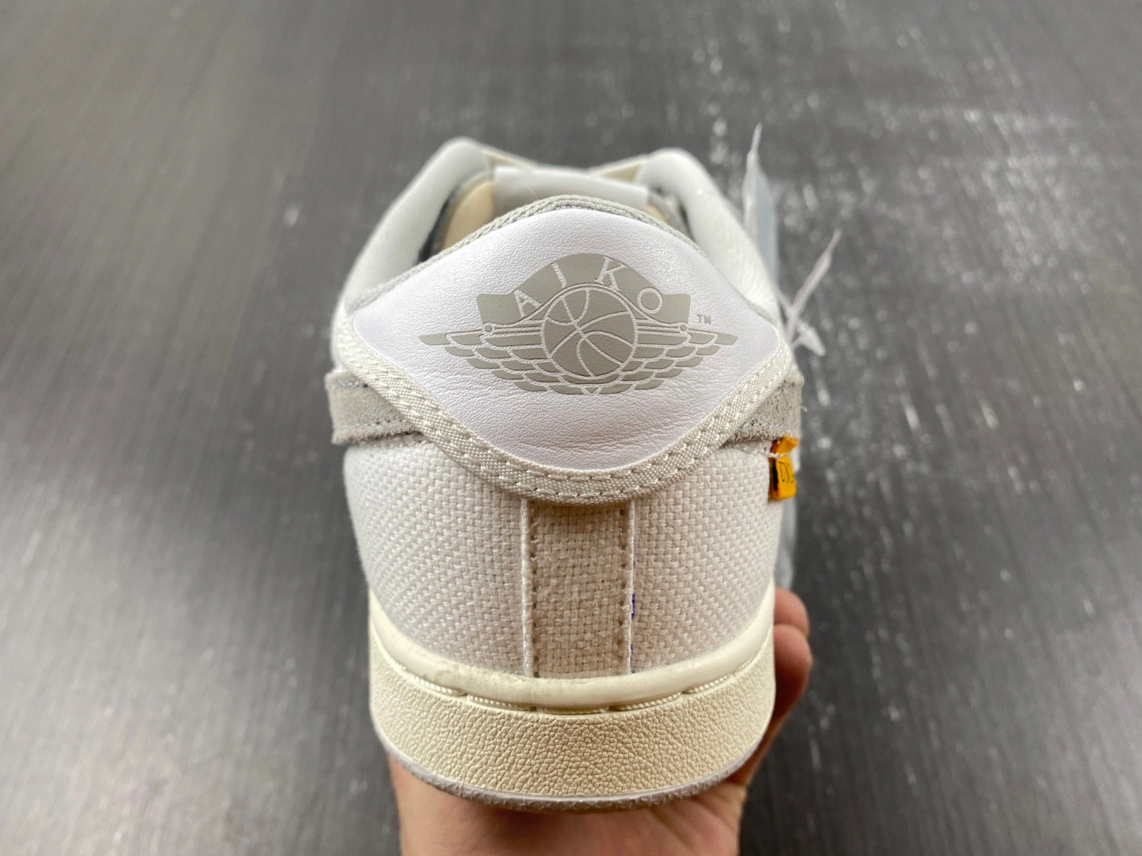 Jordan 1 Retro AJKO Low SP Union White Canvas  DO8912-101