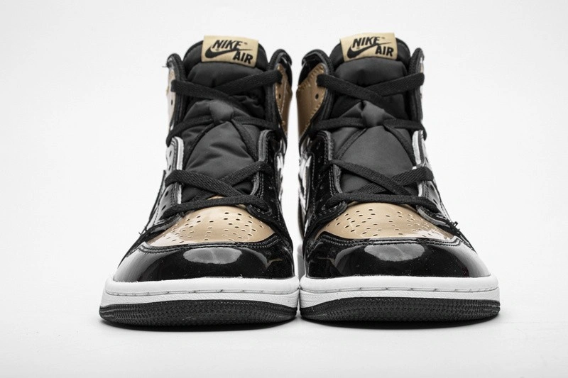 Jordan 1 Retro High NRG Patent Gold Toe  861428-007