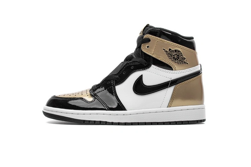 Jordan 1 Retro High NRG Patent Gold Toe  861428-007