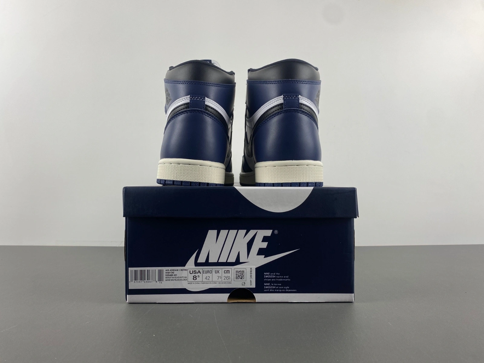 Jordan 1 Retro High OG Midnight Navy Men's - DZ5485-401
