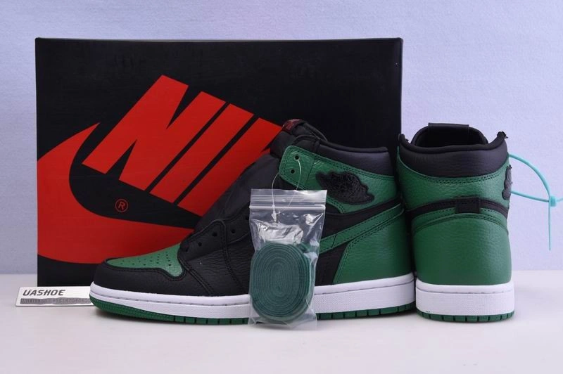 Jordan 1 Retro High Pine Green Black  555088-030