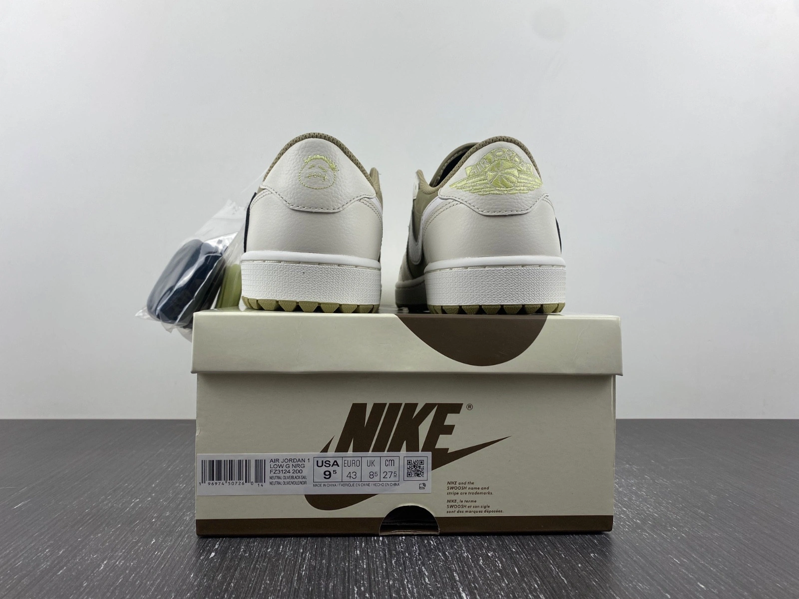 Jordan 1 Retro Low Golf Travis Scott Neutral Olive FZ3124-200