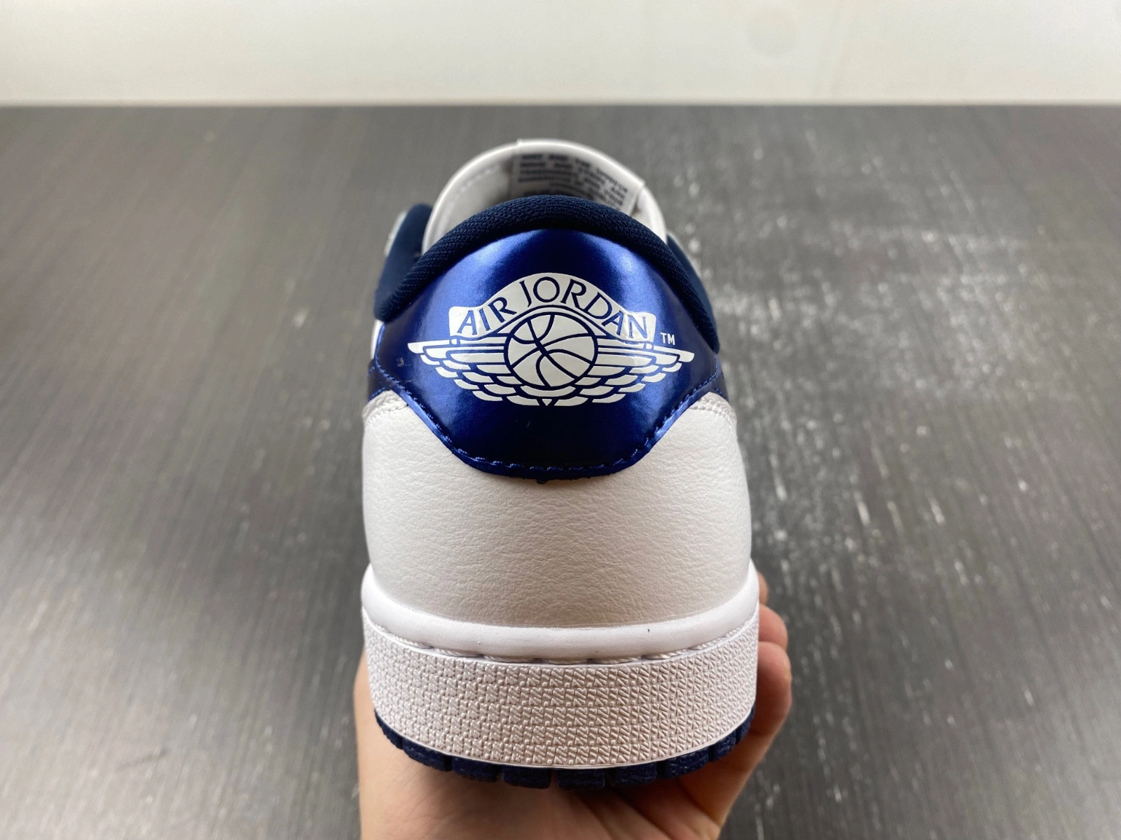 Jordan 1 Retro Low Metallic Blue - 705329-106