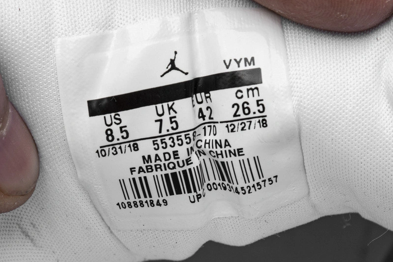 Jordan 1 Retro Low Pure Platinum  553558-170