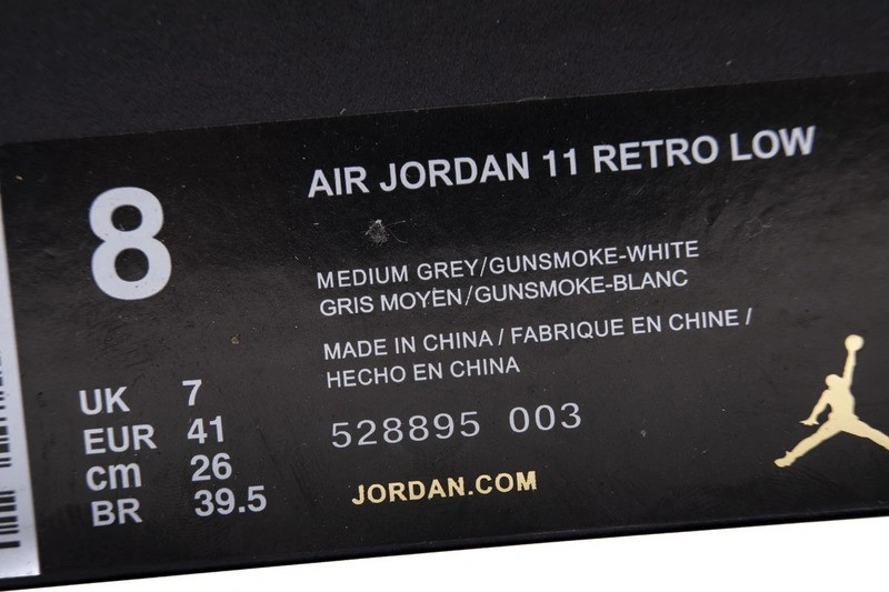 Jordan 11 Retro Low Cool Grey  528895-003