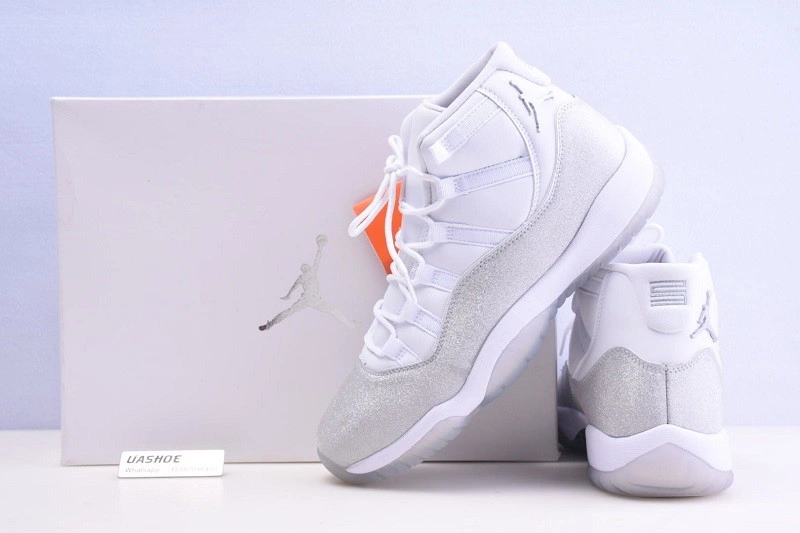 Jordan 11 White Metallic Silver Vast Grey AR0715-100