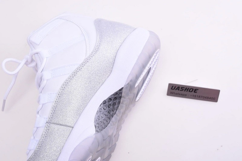 Jordan 11 White Metallic Silver Vast Grey AR0715-100