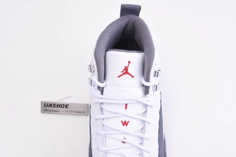 Jordan 12 Retro White Dark Grey (GS)  153265-160
