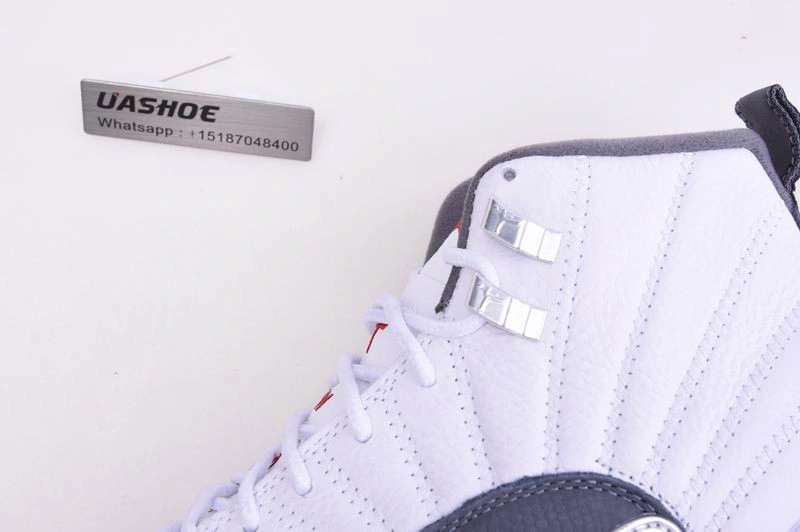 Jordan 12 Retro White Dark Grey (GS)  153265-160