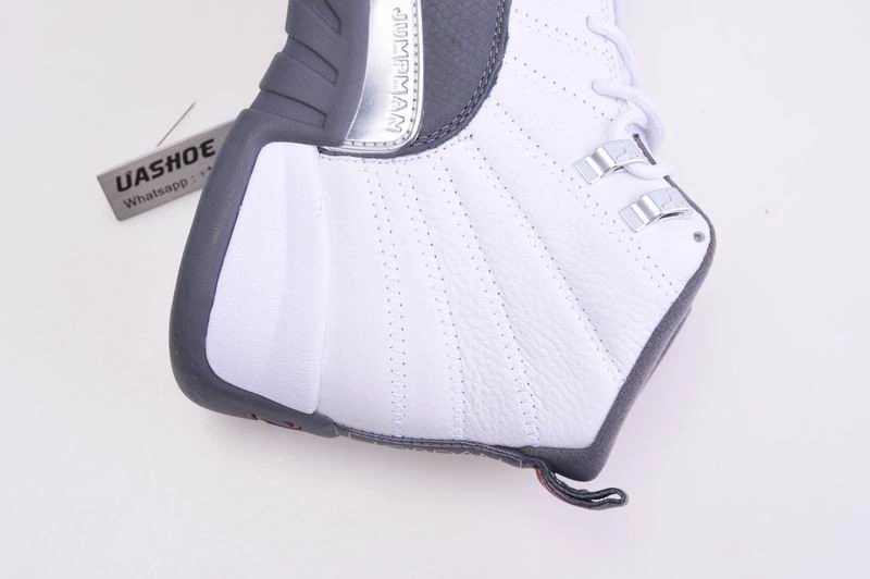 Jordan 12 Retro White Dark Grey (GS)  153265-160