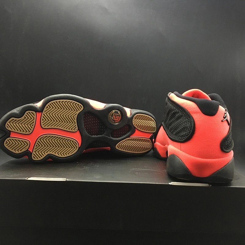 Jordan 13 Retro Low Clot Black Red   AT3102-006