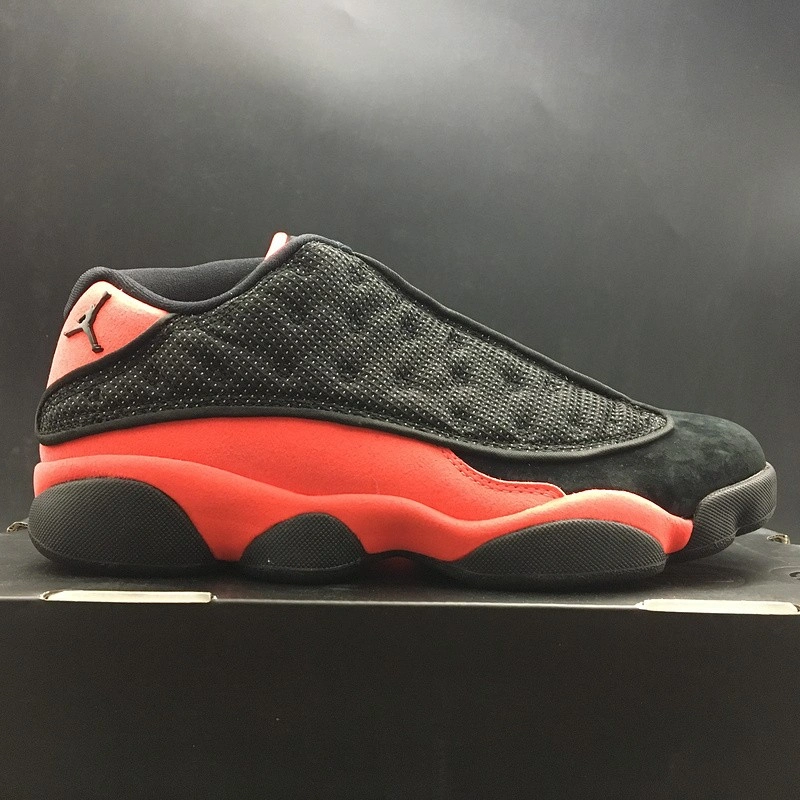 Jordan 13 Retro Low Clot Black Red   AT3102-006