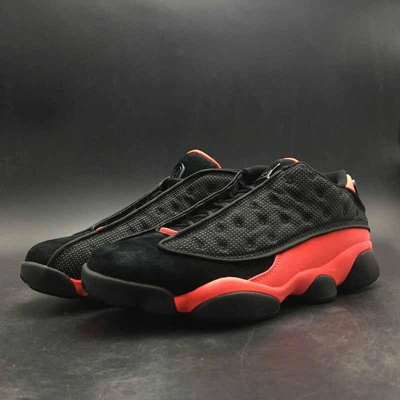 Jordan 13 Retro Low Clot Black Red   AT3102-006