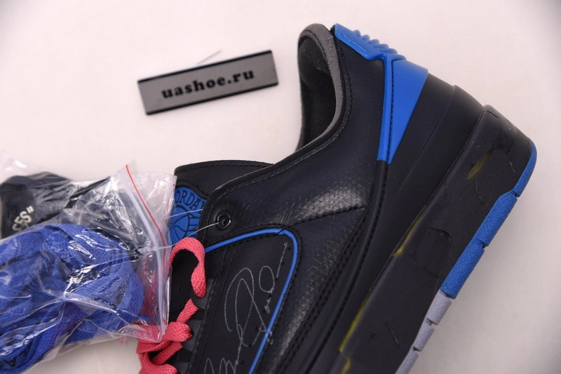 Jordan 2 Retro Low SP OWT Black Blue - DJ4375-004
