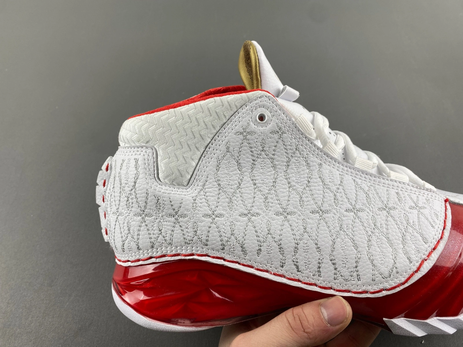 Jordan 23 White Varsity Red Men's - 318376-161