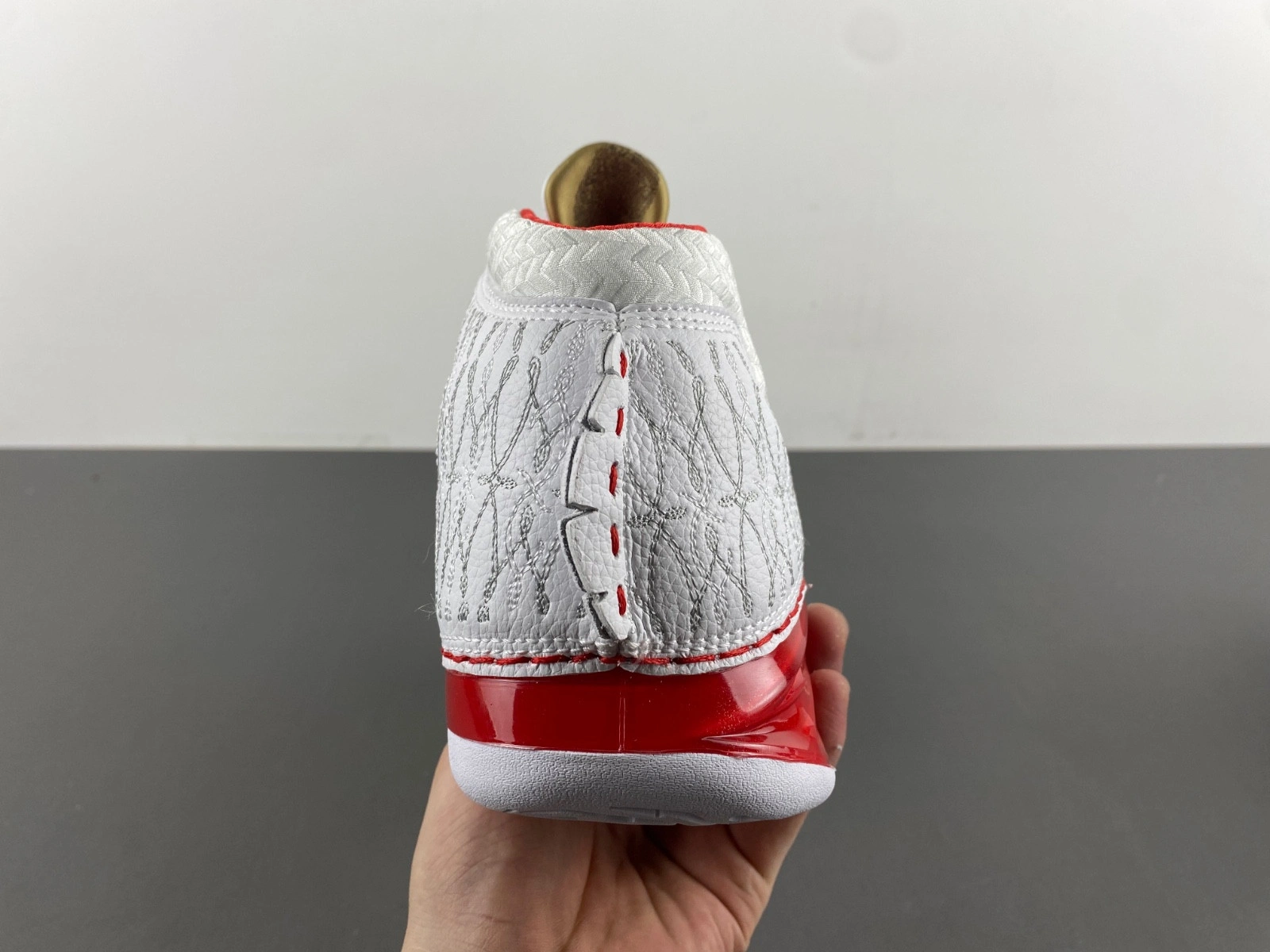 Jordan 23 White Varsity Red Men's - 318376-161