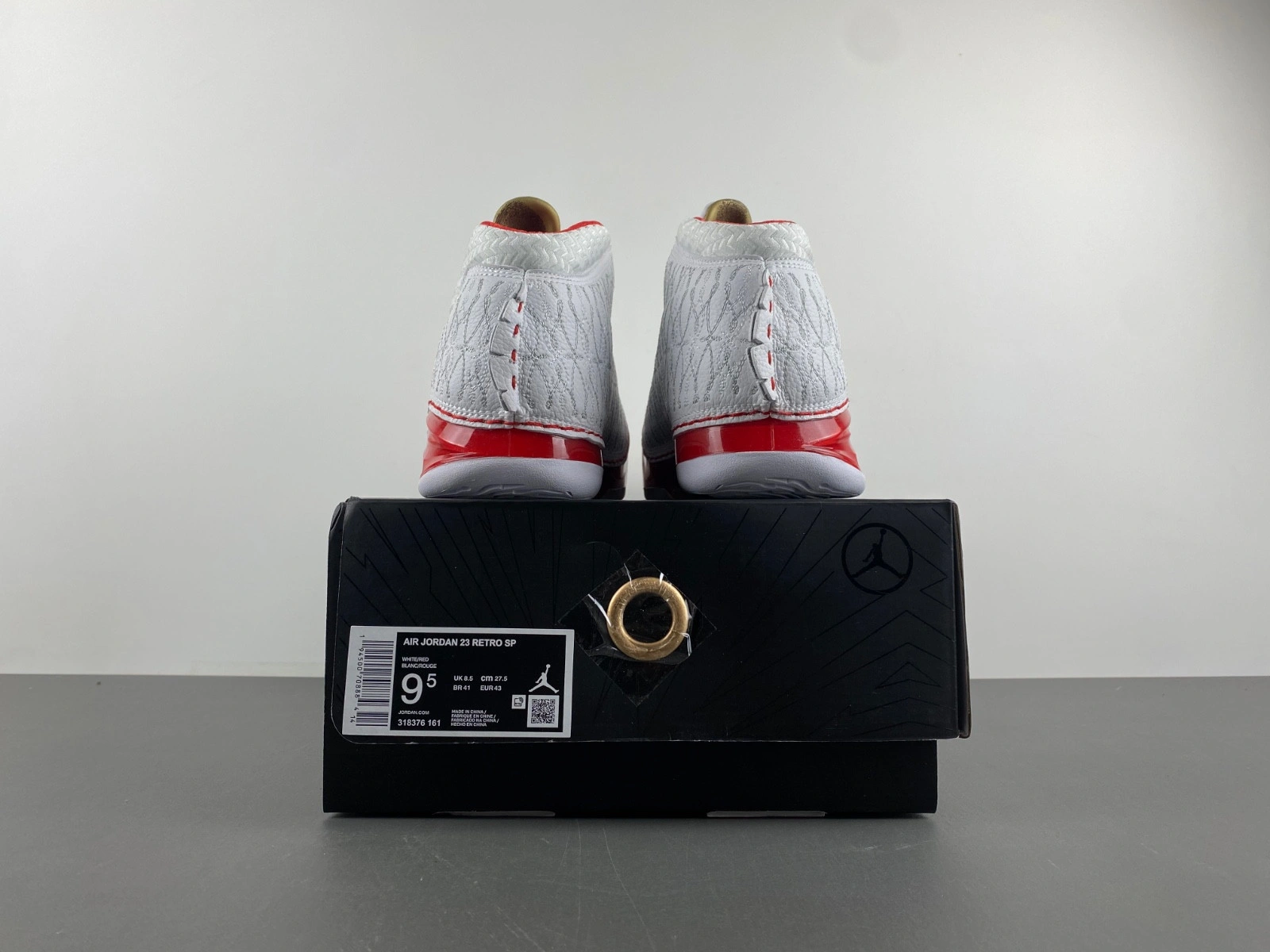 Jordan 23 White Varsity Red Men's - 318376-161