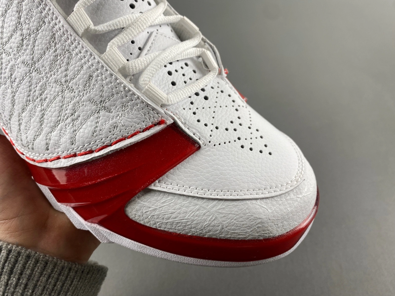 Jordan 23 White Varsity Red Men's - 318376-161
