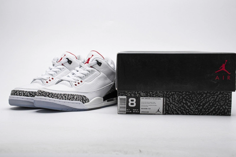 Jordan 3 Retro Free Throw Line White Cement  923096-101