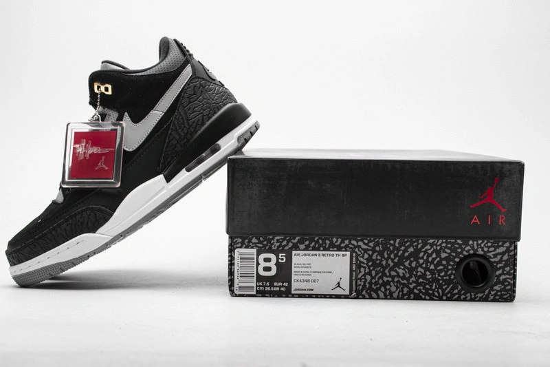 Jordan 3 Retro Tinker Black Cement Gold - CK4348-007