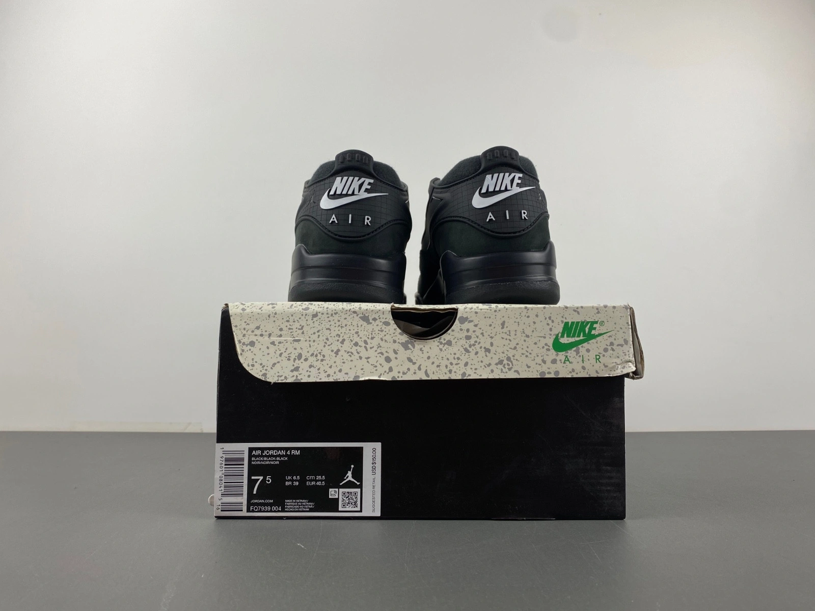 Jordan 4 RM Black Cat Men's - FQ7939-004