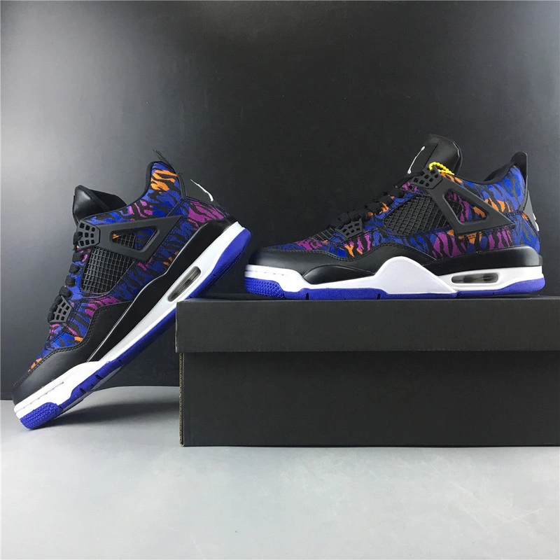 Jordan 4 Retro Black Rush Violet (GS) - BQ9043-005
