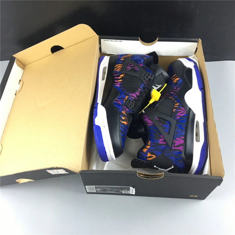 Jordan 4 Retro Black Rush Violet (GS) - BQ9043-005