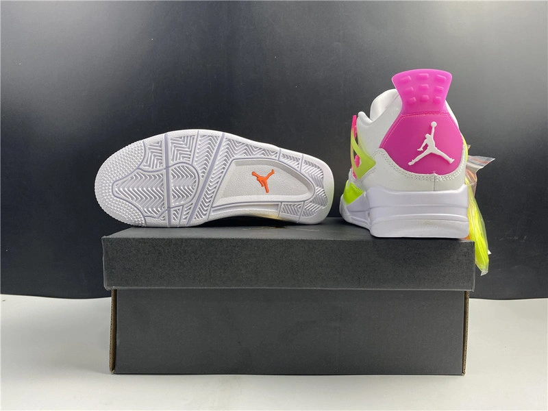 Jordan 4 Retro White Lemon Pink (GS) - CV7808-100