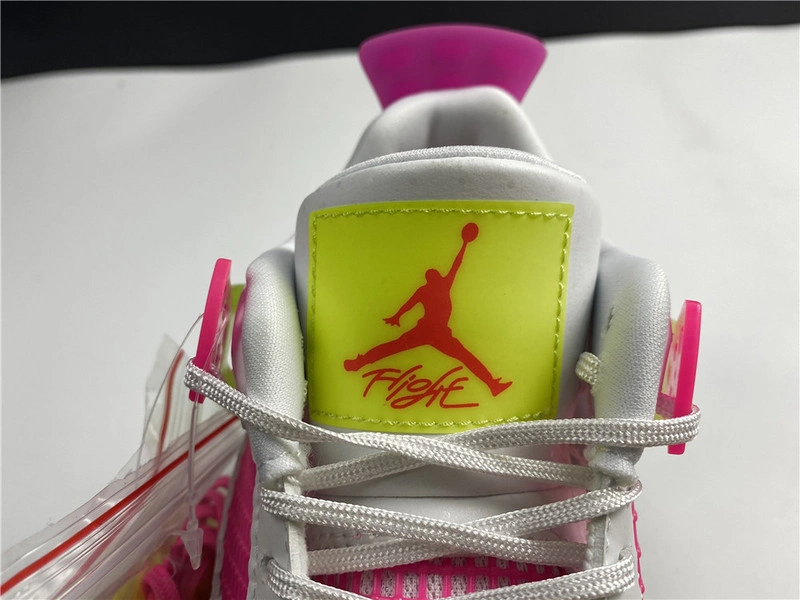 Jordan 4 Retro White Lemon Pink (GS) - CV7808-100