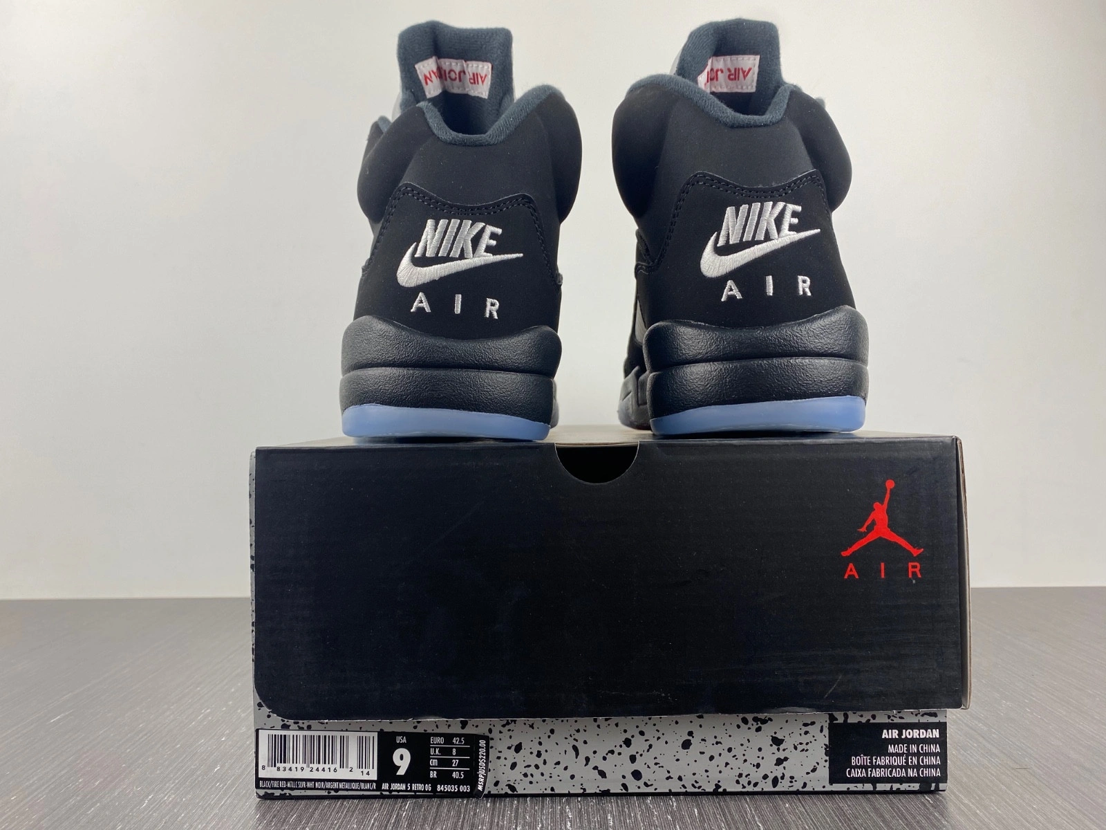 Jordan 5 Retro Black Metallic (2016) - 845035-003