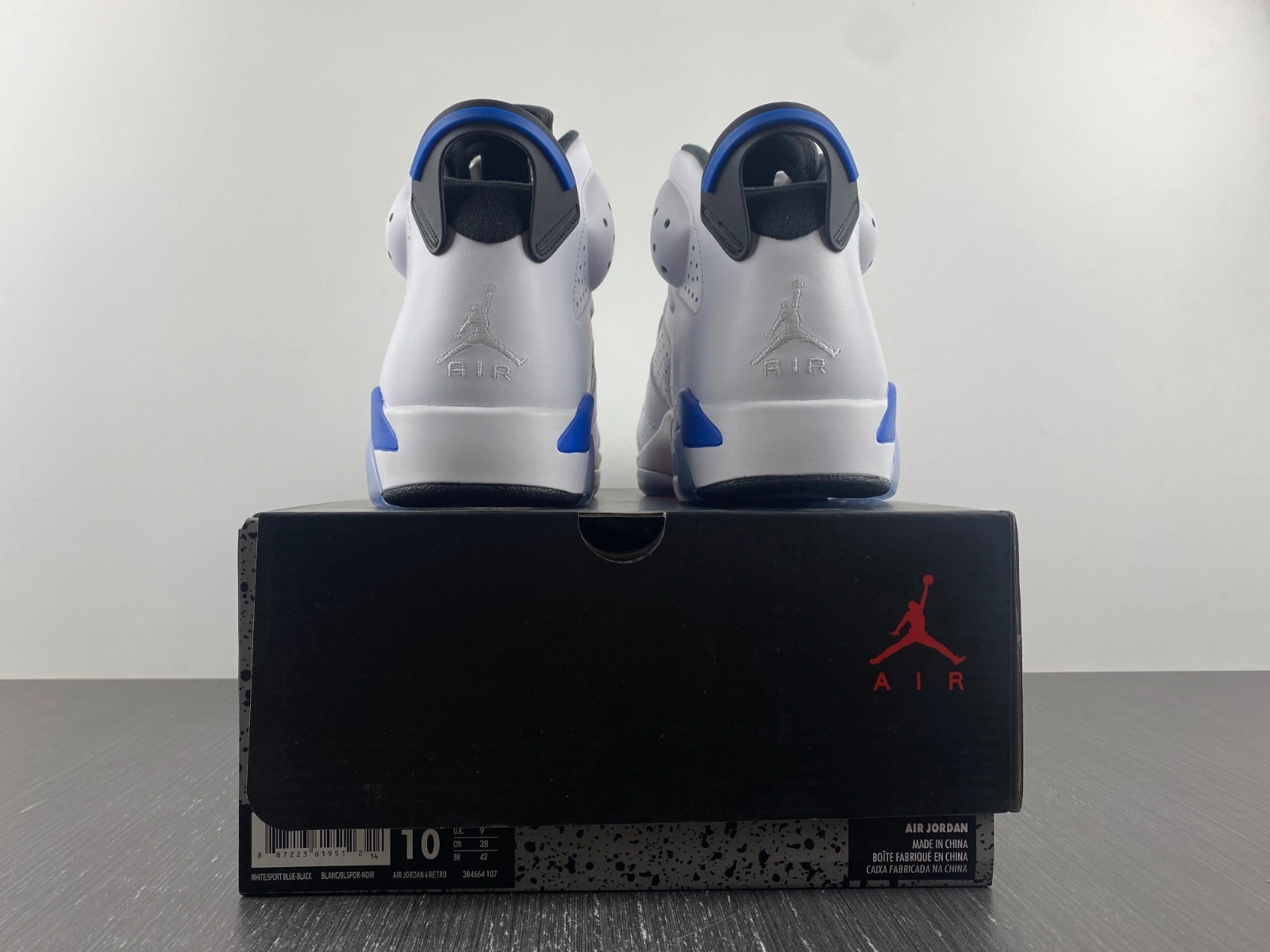 Jordan 6 Retro Sport Blue (2014) - 384664-107