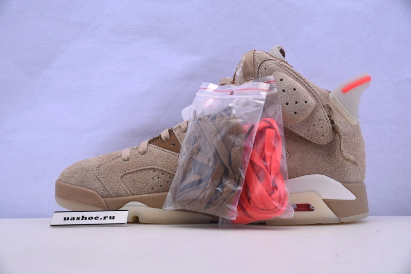 Jordan 6 Retro Travis Scott British Khaki  DH0690-200