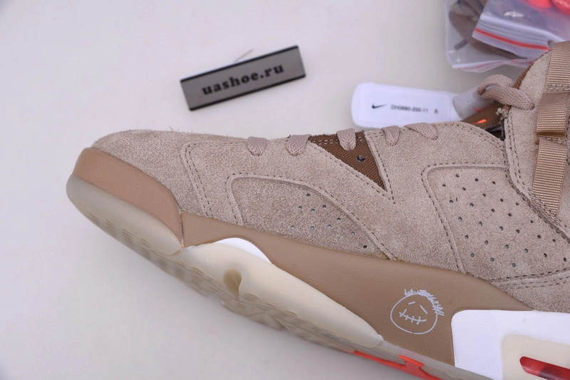 Jordan 6 Retro Travis Scott British Khaki  DH0690-200
