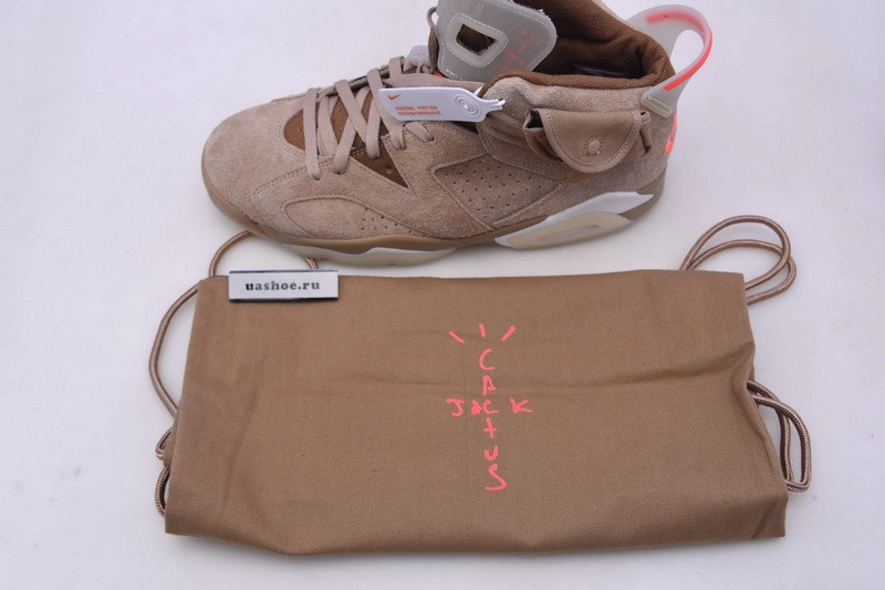 Jordan 6 Retro Travis Scott British Khaki  DH0690-200