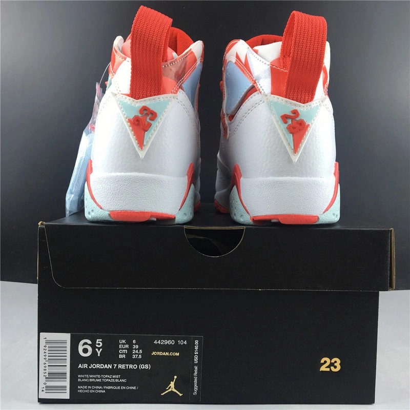 Jordan 7 Retro Topaz Mist (GS)  442960-104