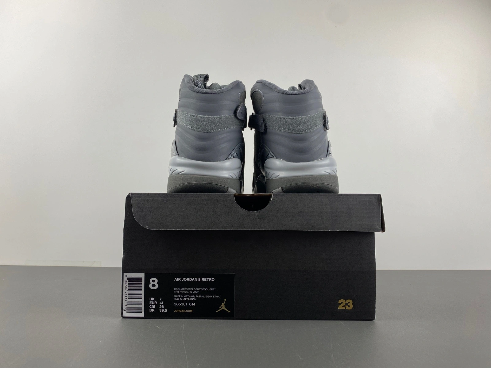 Jordan 8 Retro Cool Grey Men's - 305381-014