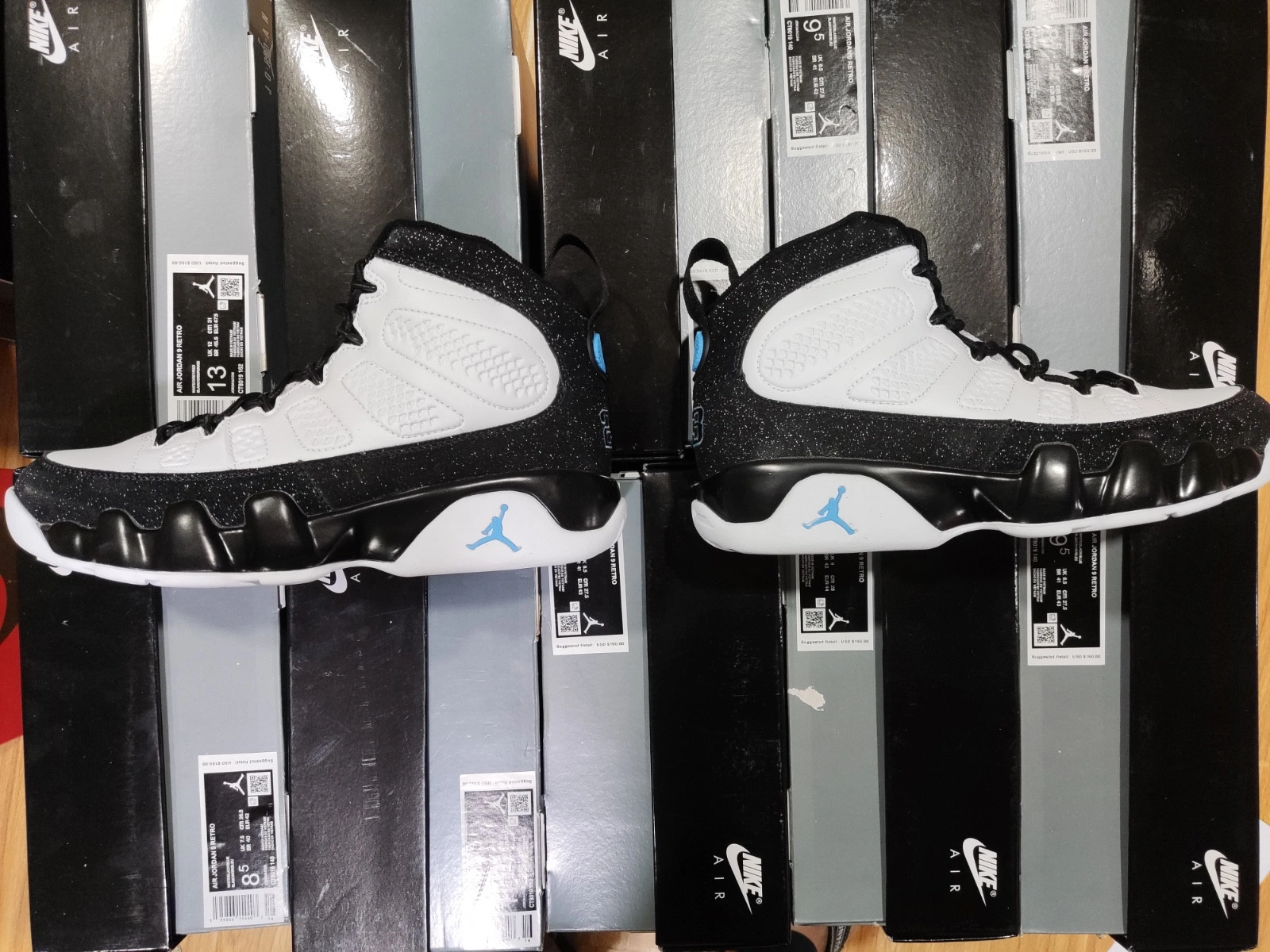 Jordan 9 Retro University Blue - CT8019-140