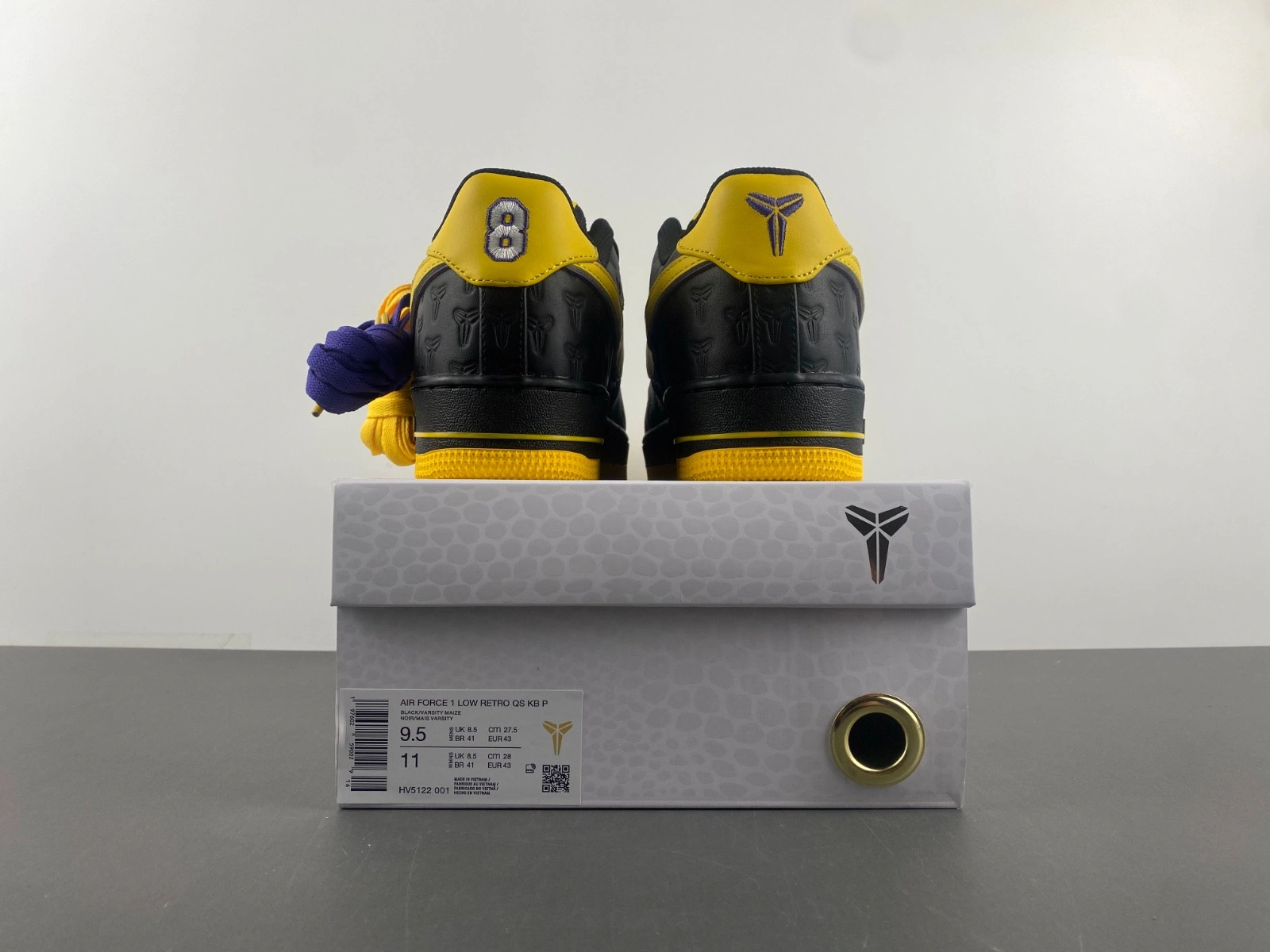 Kobe Bryant x Nike Air Force 1 Low Black HV5122-001