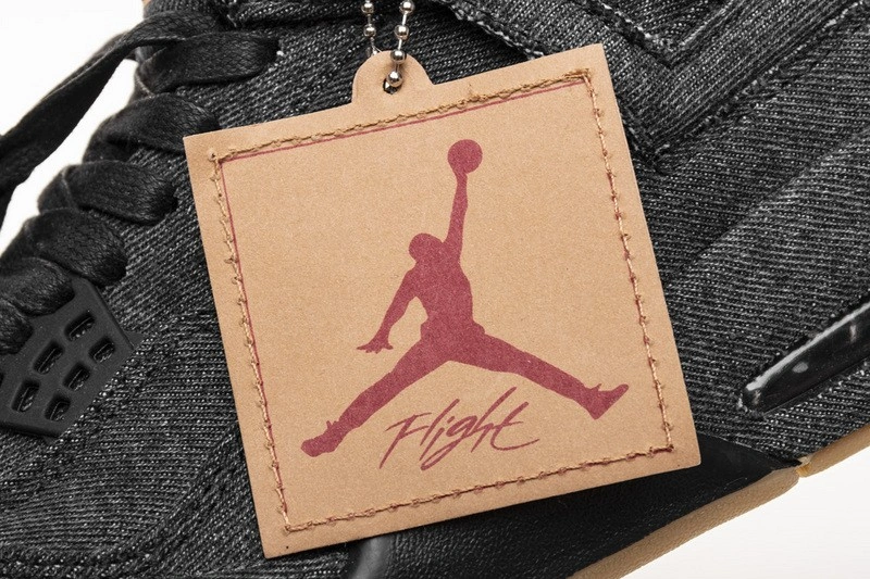 Levi's Air Jordan 4 Black Denim AO2571-001