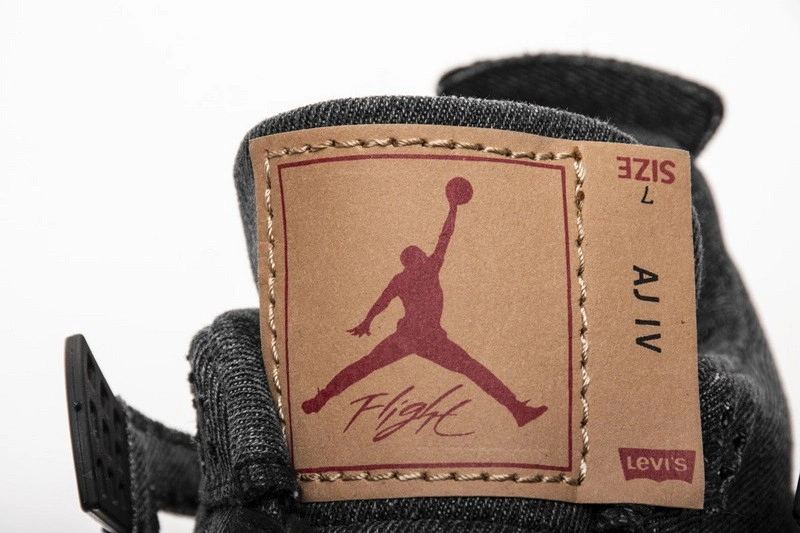 Levi's Air Jordan 4 Black Denim AO2571-001