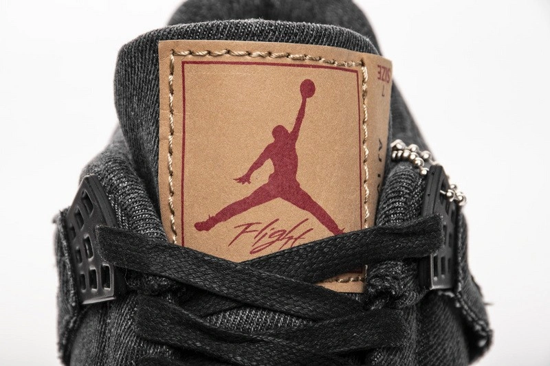 Levi's Air Jordan 4 Black Denim AO2571-001